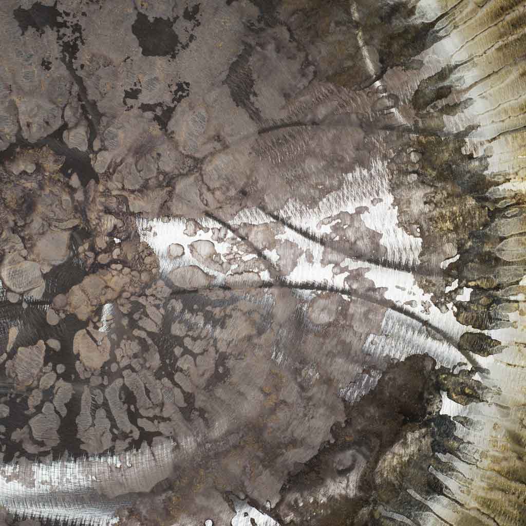 metal wall art handpainted