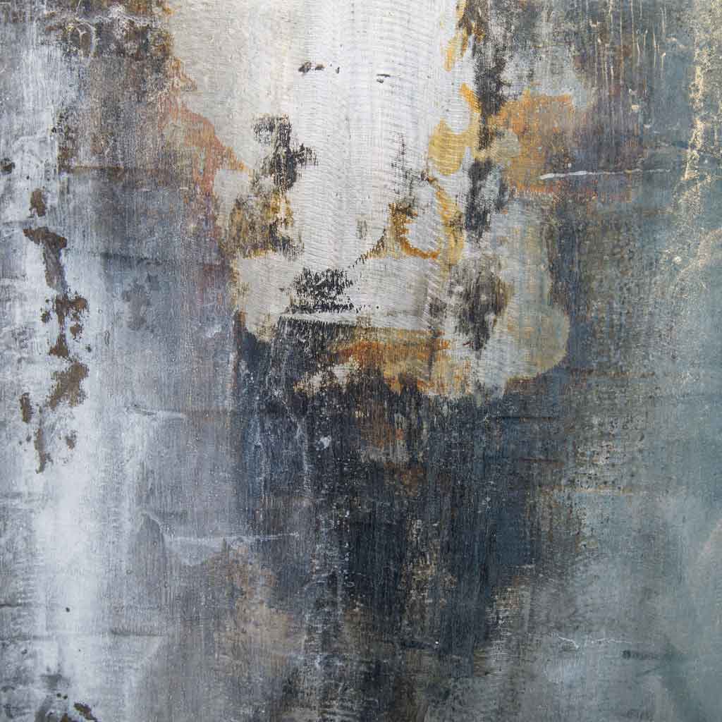 Detail view of Skidd&#39;s triptych wall art