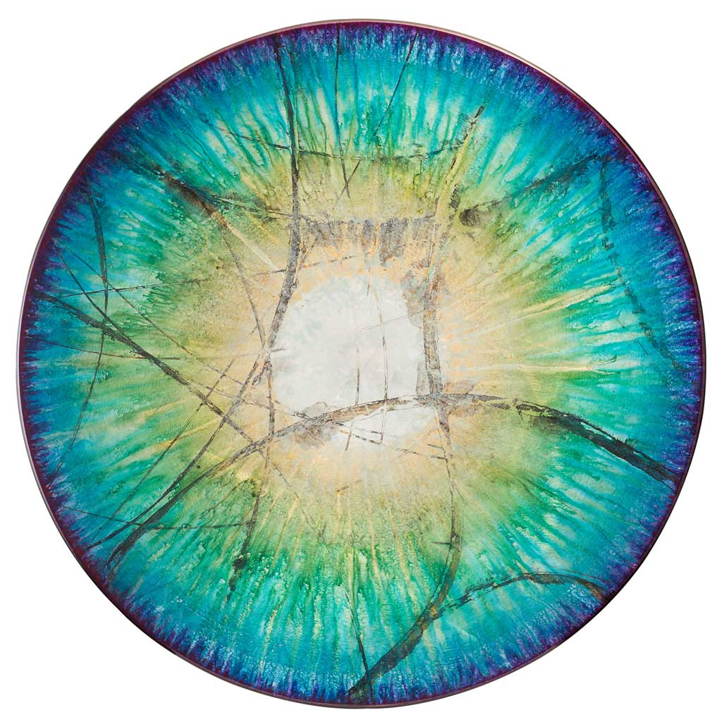 Glossy Glass Like Metal Sculpture from Skidd Studio