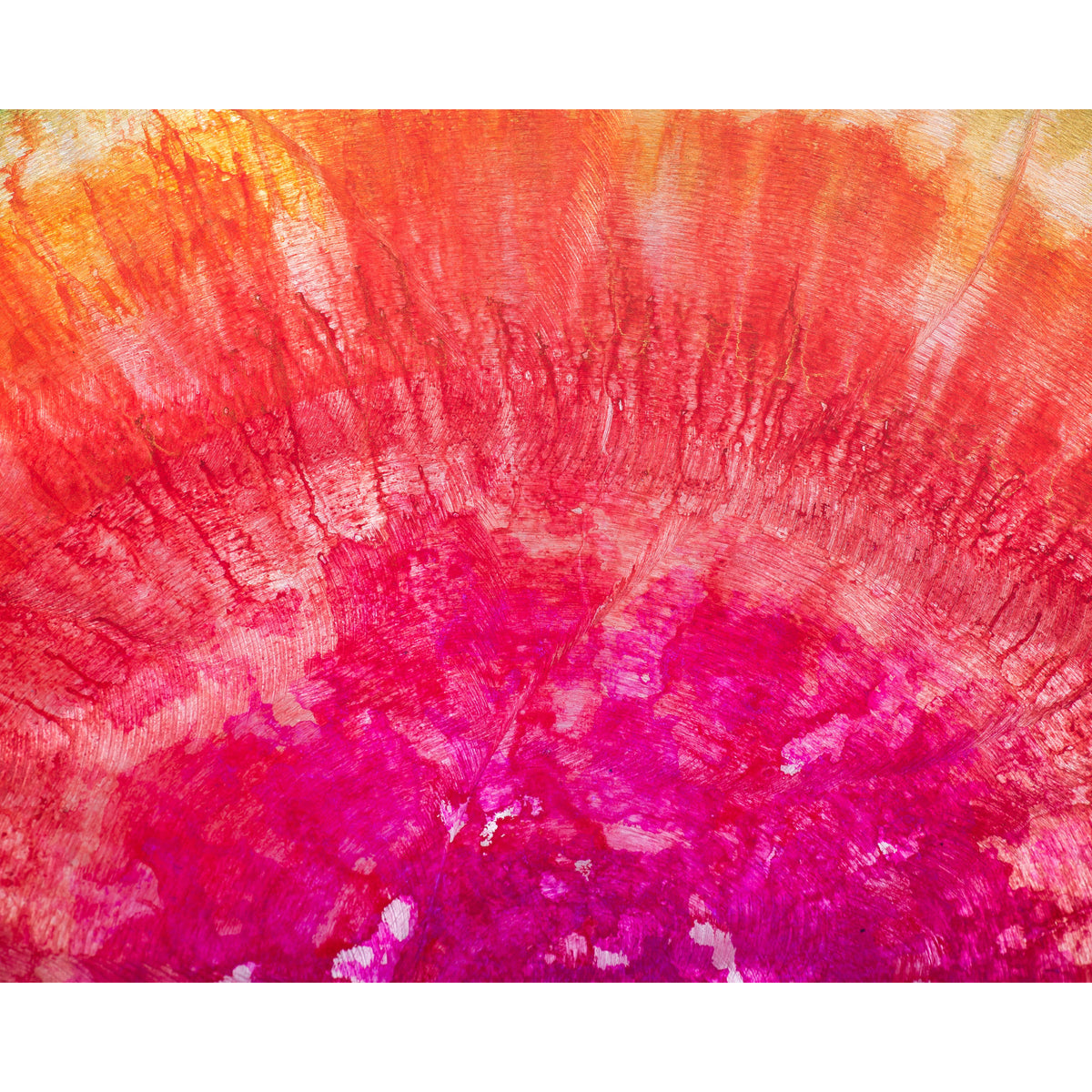 detail view of glass like colorful wall sculpture