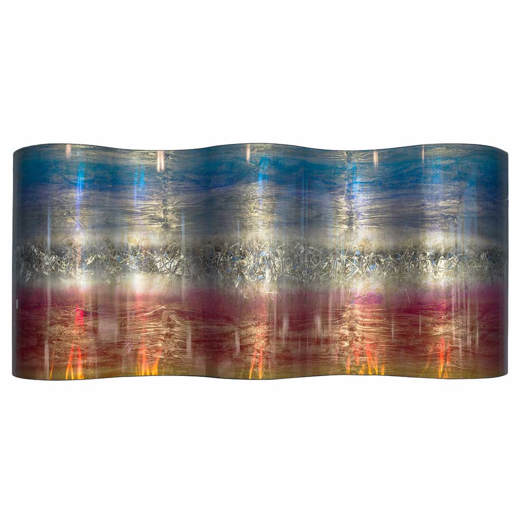 Large Scale colorful metal art from Peter Skidd