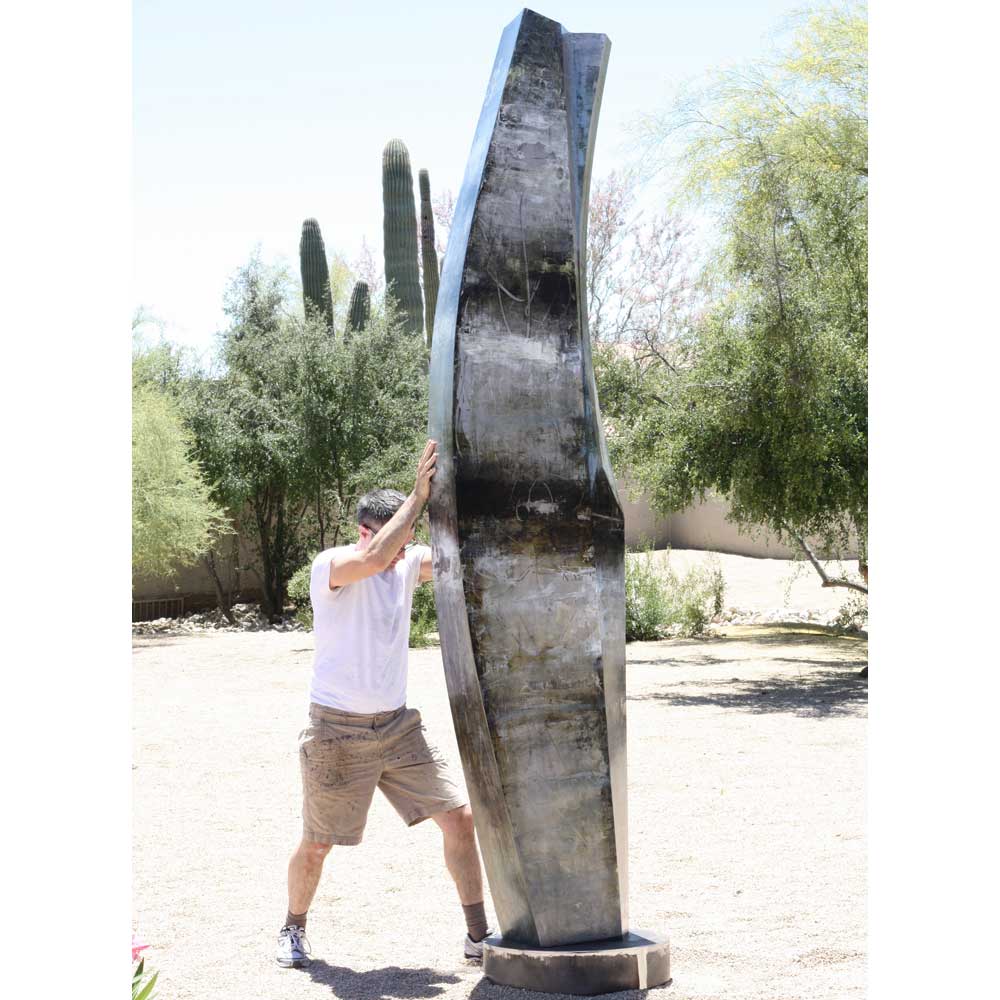 tall outdoor metal sculpture