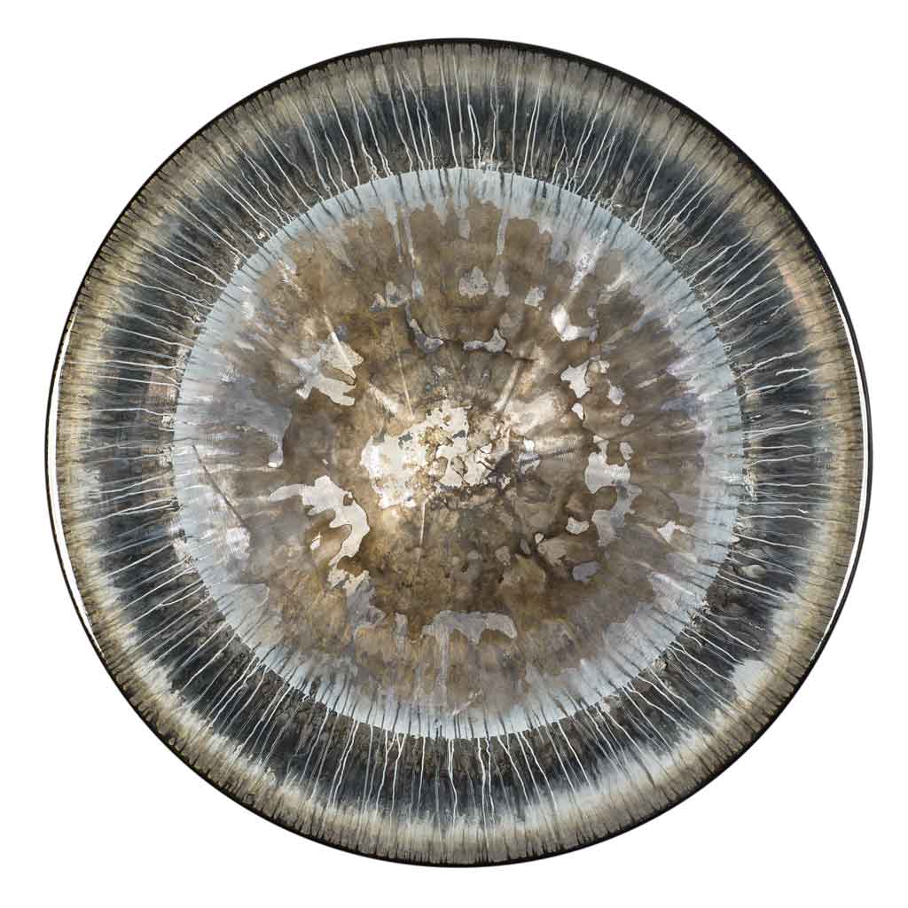 warm toned decorative platter