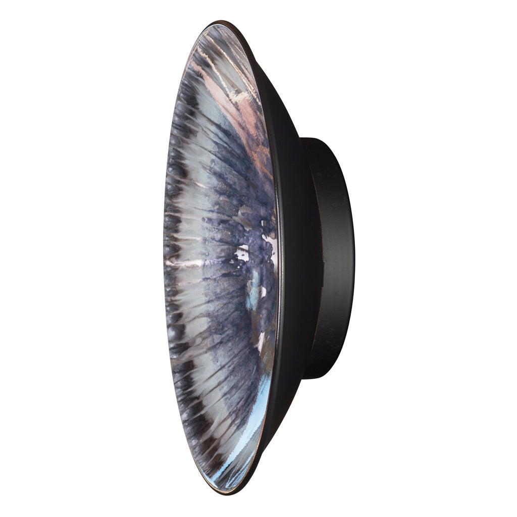 cool toned circle wall art