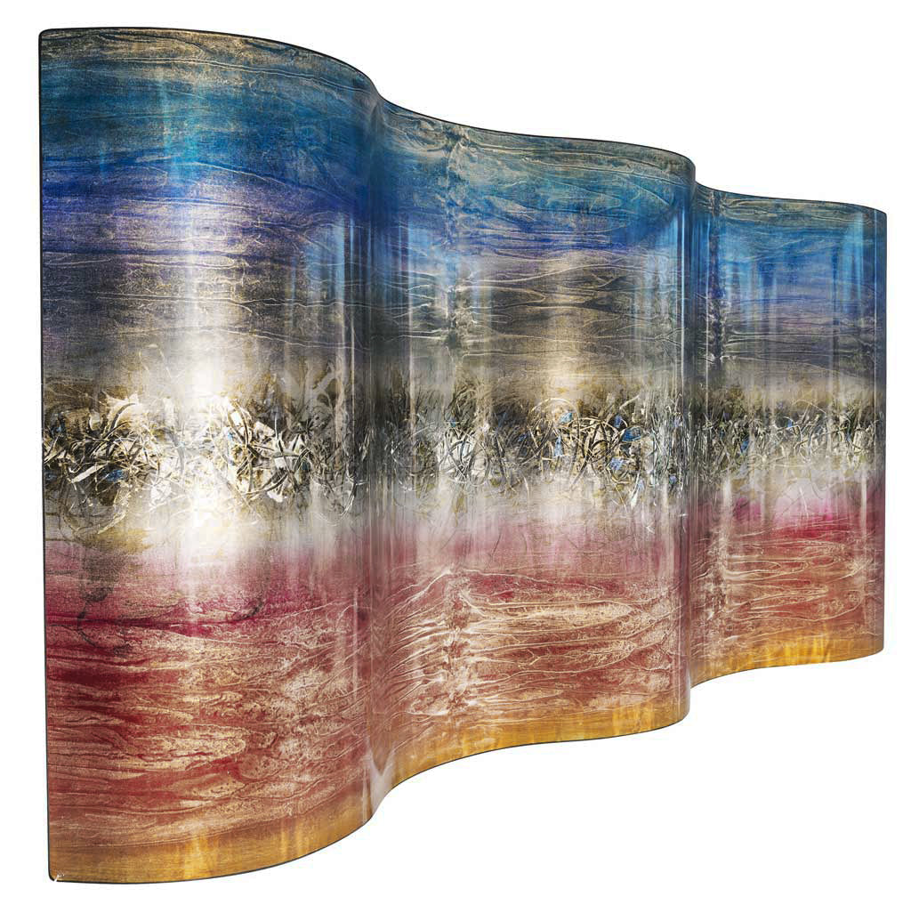 Skidd Studio&#39;s colorful metal wall art